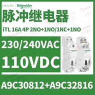 Schneider iTL Pulse Relay A9C30212 2P 16A Circuit Contact 2NO Power 48VAC/24VDC Electronic Component