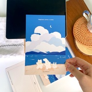 Art prints Postcards | Cute cats and bunnies | Aesthetic wall art deco | Cute illustration Aesthetic