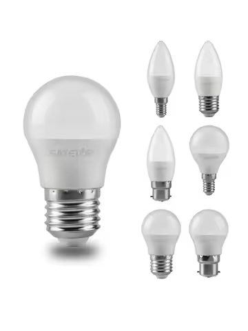 4PCS Mini LED bulbs G45 C37 E14 E27 5W AC230V AC110V AC12V 3000K/4000K/6000K Golf Bulb Lamp For Home