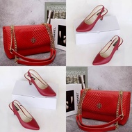 Promo !! Satu Set Tas Import TBCH Andin & Heels Fshion Wanita Terbaru / Import Batam