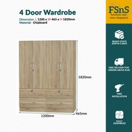 4 Door Wardrobe / Storage