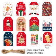 Christmas SERIES gift tag decoration MerryChirstmas tag holiday card