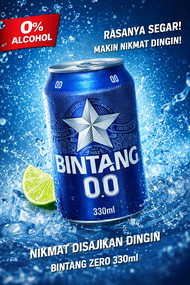 BINTANG ZERO,330 ml