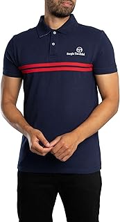 Men's Nouveau Polo Supermac, Maritime Blue/Adrenaline Rush