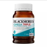 Blackmores Omega 3 150 แคปซูล Triple Concentrated Fish Oil น้ำมันปลาทะเลน้ำลึก ไม่มีกลิ่น