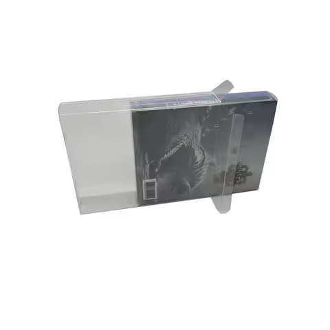 Transparent clear PET cover for PS5 for Monster Hunter Wilds Steelbook Edition Collection protection