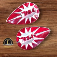 Bsa C15 MOTORCYCLES TANK EMBLEM THICK MIKA SIZE 120mm X 75mm