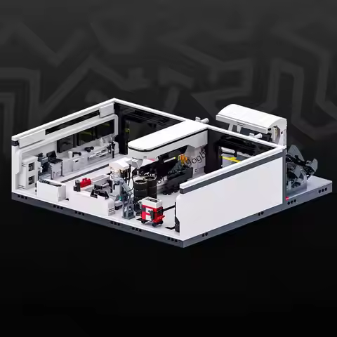 New 2628Pcs City Hot Selling Street View Moc F1 Pit House Model Custom Puzzles Diy Creative Ideas Ki