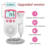 (Upgraded 3.0MHz) Fetal Doppler Heart Detector Monitor Pregnant Women Home Fetal Rate Detector Degup