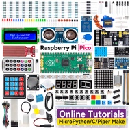 Starter Kit Ultimate Edition for Raspberry Pi Pico, Detailed Online Tutorials, 320+ Items, 113 Proje