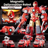 9 In 1 Transform Magnetic Construction Building Car Toys Gifts For 3 4 5 6 Year Old Boys Kids