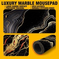 Desk Mat Big 80x30cm Easy Clean No Slip Marble for Office Home WFH Gaming Desk Study Work Gamer