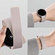 18มม. 20มม. 22มม. สายแม่เหล็กซิลิโคนลายหนังเท็กซ์เจอร์ - เข้ากันได้กับ Samsung Galaxy Watch 6 5 4 40