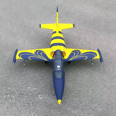 6 CH FlyFans Baltic Bees L-39 Albatros 64mm RC EDF Jet RTF Version Mode2 Plane