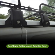 2pcs Universal Roof Rack Gutter Mount Adapter Car Roof Mount Bracket