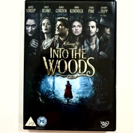 Into the Woods DVD Disney UK Region 2 Meryl Streep Emily Blunt Johnny Depp Musical