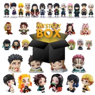 Demon Slayer Mystery Box Blind Box Anime Lucky Box Figure Modal Zenitsu Toy Nendoroid Random 1 Pcs C