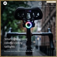 [K O G X]  Bike Tail Light Smart Bike Tail Light 9 Light Modes Cycling Safety Light for Night Riding