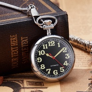 ＆ Fully Automatic Mechanical All-Copper Pocket Watch Authentic Flap Trend Fashion Classic Roman Font
