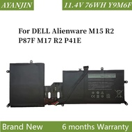 Y9M6F Laptop Battery For DELL Alienware M15 R2 P87F M17 R2 P41E Series 0Y9M6F 8K84V 08K84V P41E001 P