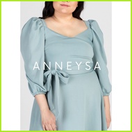 ◳ ❊ ﹊ ANA MIDI PLUS SIZE *No Free Mask* neoprene formal gown dress wedding kasal debut ninang