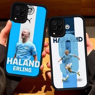 S125 HAALAND Case for Samsung A04 A05 F04 A04E M04 J7 A22 A12 A06 J2 Prime Pro 5G black