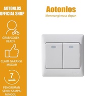 Promo CHINT G NEW7 2-gang 1-way switch / COD switch