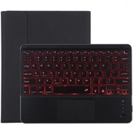 全城熱賣 - TG-102BCS 適用於iPad 10.2 / iPad Air (2019) 可分體藍牙鍵盤+超纖皮革平板鍵盤皮套 帶觸摸&背光&筆槽&支架 黑色鍵盤 (顏色：黑色)