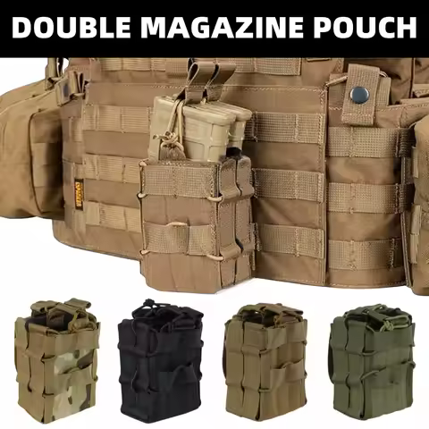 Molle Single Double Magazine Pouch for M4 M14 M16 AR15 G36 Magazine Hunting Outdoor Tool Belt Magazi