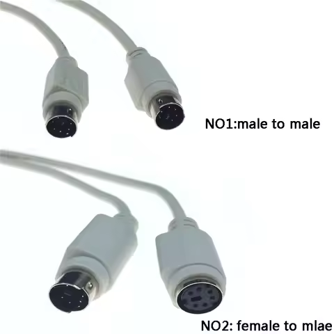PS2 PS/2 Keyboard Mouse Male To male female Extension Cable Lead 6 Pin Motherboard Mouse for Mouse K