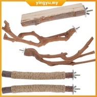 5 Pcs Bird Perch Stand Wood Parrot Perch Stand Practical Bird Perch Multifunctional Parrot Perch Toy