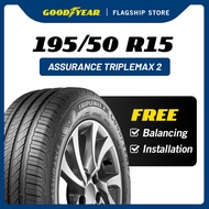 Goodyear 195/50R15 Assurance TripleMax 2 Tyre (Worry Free Assurance) - Saga SE