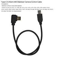 Replace Type-C to Multi USB Stabilizer Camera Control Cable for Zhiyun Crane 2S/3S Stabilizer for Sony A9, A9Ⅱ, A7, A7M3, M4, A7S, A7SⅡ, A7S3, A7R, A7R2, A7R3, A7R4