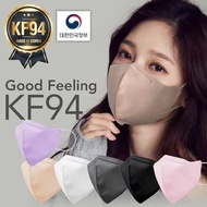 韓國製 Good Feeling KF94 3層2D 口罩 50入個一盒