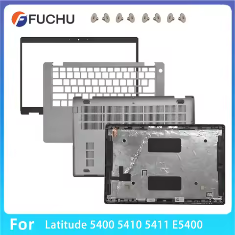 New For Latitude 5400 5410 5411 E5400 LCD Back Cover/Front Bezel/Hinges/Palmrest/Bottom Case