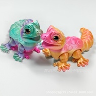 3D Printing Tape Simulation Eye Mini Chameleon Gecko Multicolor Laser Gradient Model Figure Toy20251