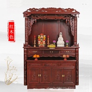 H-Y/ Factory Direct Sales Buddha Cabinet Clothes Closet for Buddha Cabinet with Door Altar Elm God of Wealth Buddha Shri