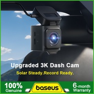 Baseus กล้องติดรถยนต์สำหรับ VD1 3K Ultra HD 140องศาระบบซิงค์พลังงานแสงอาทิตย์ระบบควบคุมด้วยเสียง Al