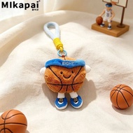 Cartoon Plush Basketball Doll Creative Keychain Doll Bag Backpack Hanging Piece Pendant vy7M