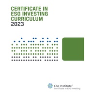 Certificate in ESG Investing Curriculum 2023