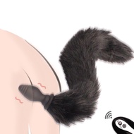 ✧™♛Wireless Remote Anal Plug Vibrator Sex Toy Vibrating Fox Tail Butt Anus Dilator