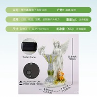 Crafts Statue Cross-Border Famous Border Solar Hotel Decoration Resin Angel European Courtyard Decor