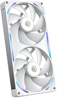 NZXT F280X Performance Single-Frame Fan - 2X 140mm PWM RGB PC Case Fans - Max Airflow & Static Press