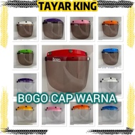 Topi Motor VISOR BOGO Cap Warna Smoke Clear Colour MS88 MHR SGV - Motorcycle, Accessories