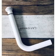 Cistern Accessories ~ 40mm/50mm Low Level L Shape Flush Pipe