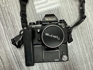 Nikon F3 film camera with MD-4 mirror drive