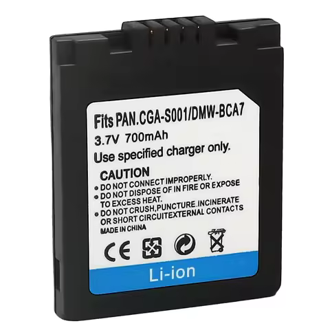 BP-DC2 BPDC2 Battery for Leica D-LUX Leica:BP-DC2 Panasonic:CGA-S001 CGA-S001A/1B CGA-S001E CGA-S001