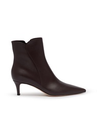 GIANVITO ROSSI LEVY 55 LEATHER ANKLE BOOTS