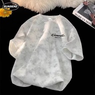 M-8XL Tie-Dye T-Shirt - Casual Loose Fit for Men