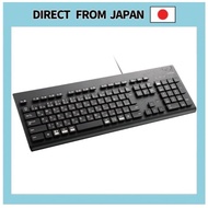 Elecom TK-WS01UMKBK Washable Keyboard, Wired, Waterproof, IPX5 Compatible, Membrane, Full Size, Nume